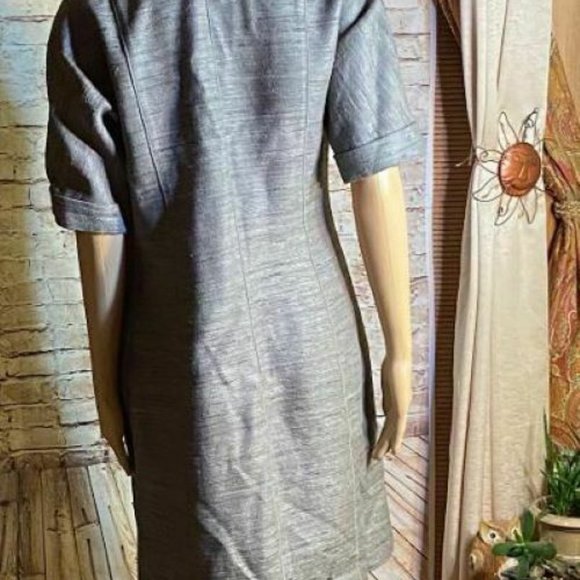 Worth New York Size 2 Silk Short Sleeve Dress - Picture 4 of 6